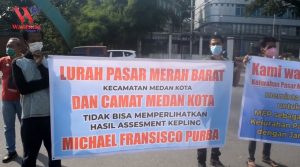 Demo warga Medan kota menuntut diganti kepling yang baru terpilih