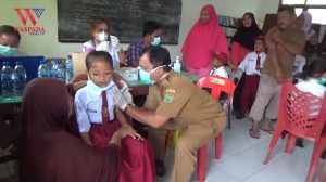 Vaksinasi nasional anak usia 6 sampai 11 tahun di Labuhan Batu Utara