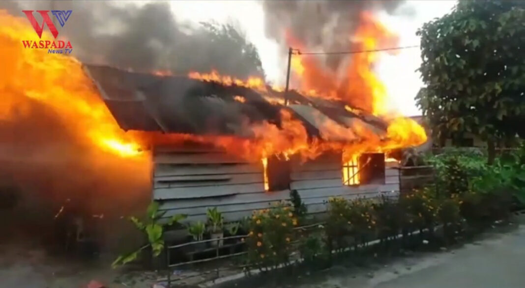 Gudang Ijuk Musnah Terbakar