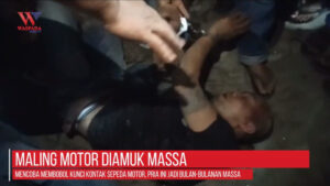 Maling Motor Diamuk Massa