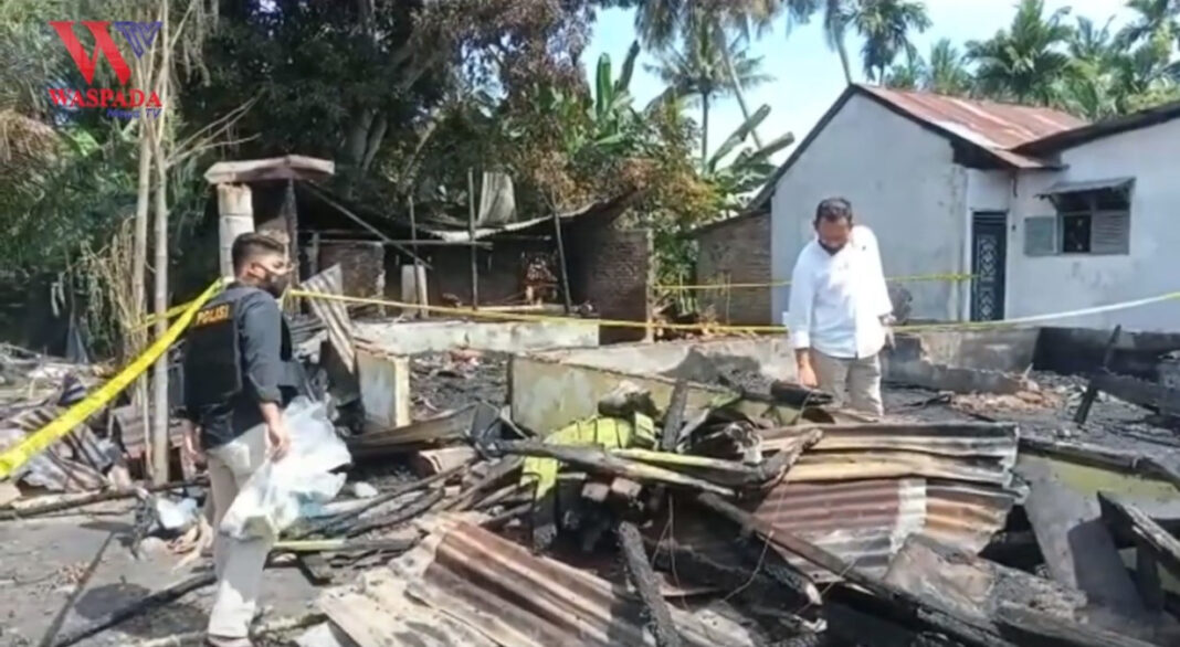 Rumah Terbakar 4 Bersaudara Tewas