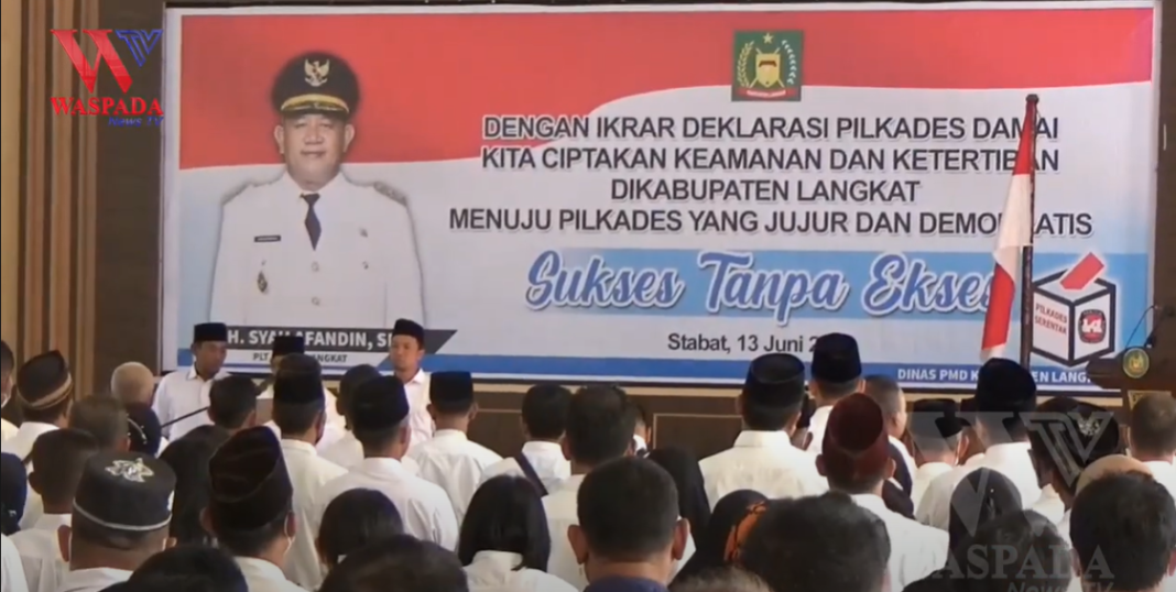 Calon Kades Di Langkat ‼️ 578 Orang Ikrar Pilkades Damai 2022