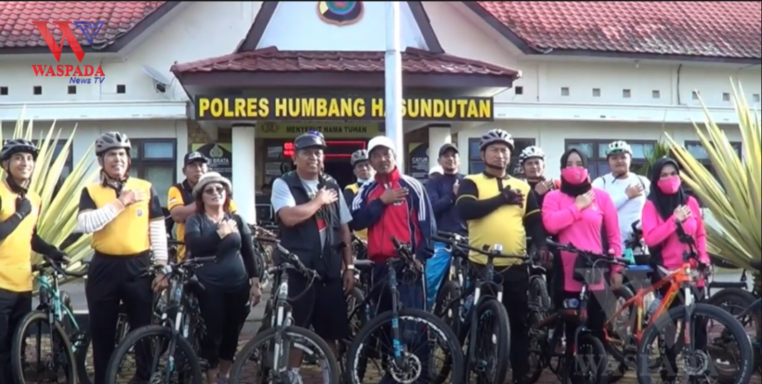 Menyambut HUT Bhayangkara Ke 76 ‼️ Polres Humbahas Gelar Fun Bike