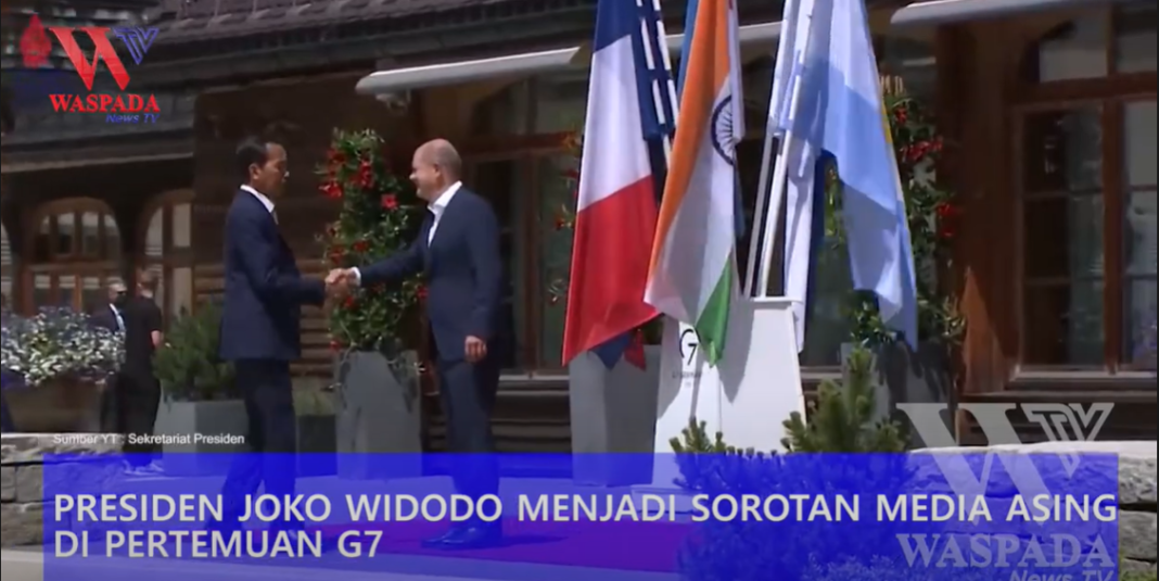 Presiden Joko Widodo Menjadi Sorotan Media Asing Di Pertemuan G7