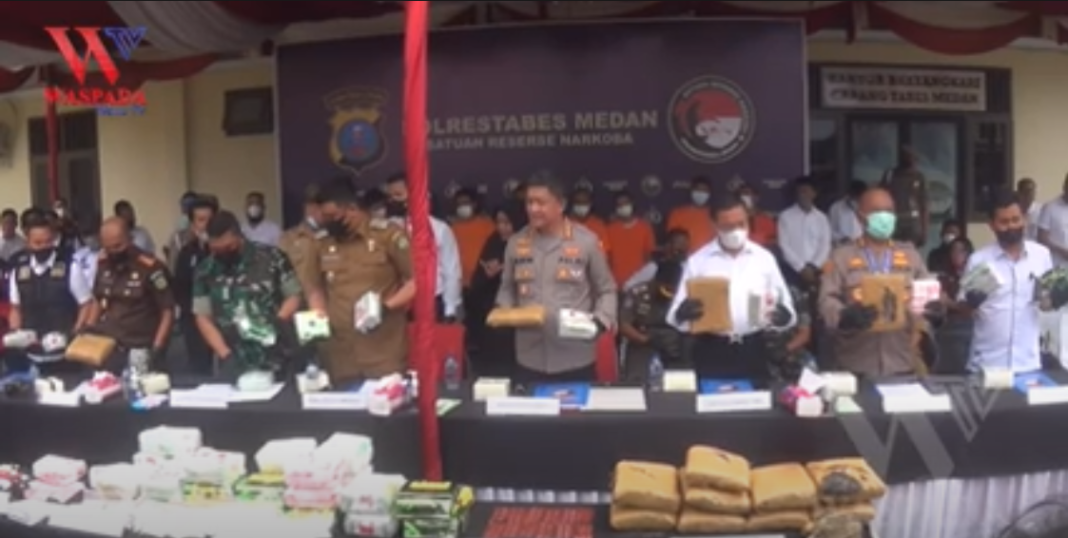 3 Komplotan Sindikat Jaringan Narkotika Internasional Diringkus 25 Kg Sabu Diamankan