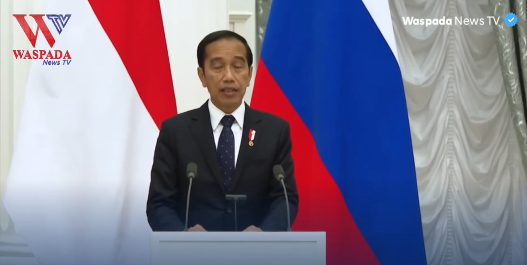 Jokowi Selesaikan Misi Perdamaian Rusia Ukraina