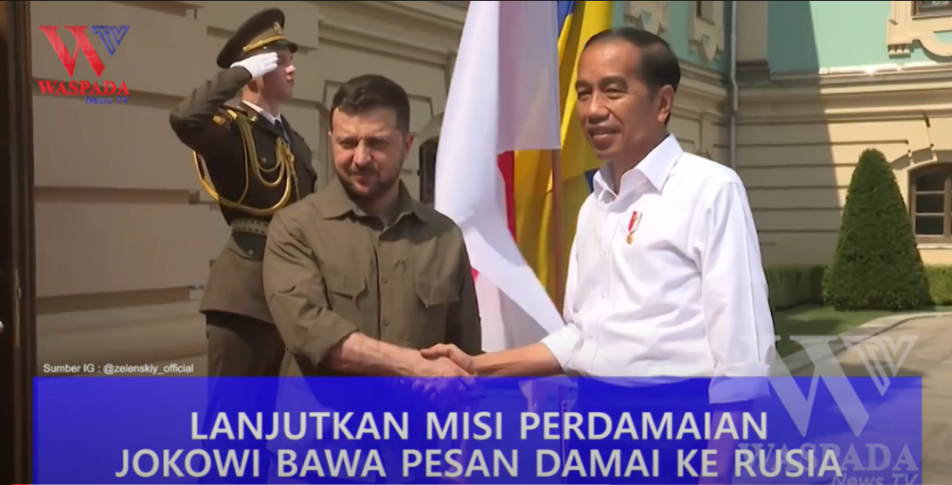 Lanjutkan Misi Perdamaian, Jokowi Bawa Pesan Damai Ke Rusia