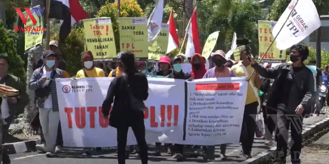 Masyarakat Toba Demo Tutup PT. TPL Dan Kembalikan Tanah Adat