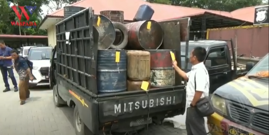 Polres Langkat Amankan 3 Ton Solar Bersubsidi