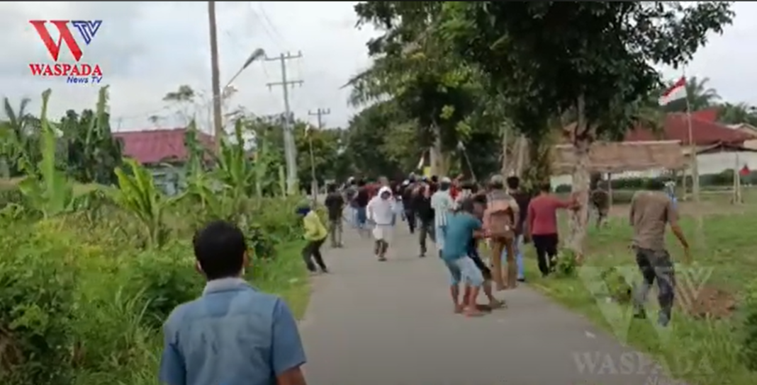 Kelompok Tani Mekar Jaya Binjai Diserang Warga Desa Beguldah Satu Orang Terluka