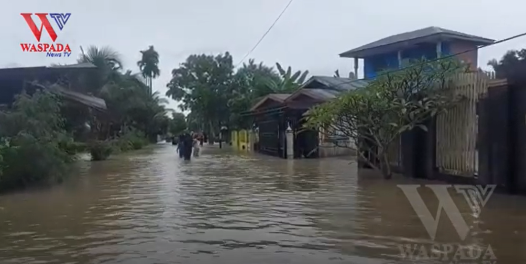 Ratusan Rumah Di Kota Tebing Tinggi Terendam Banjir