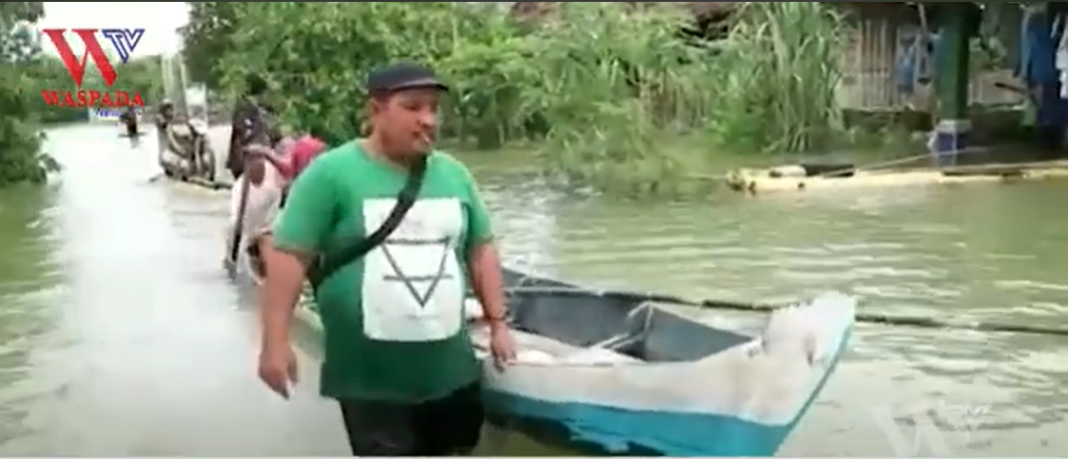 6 Kecamatan Di Kabupaten Pati Jawa Tengah Masih Terendam Banjir