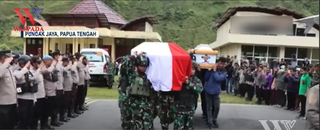 Anggota TNI-Polri Di Tembak KKB Saat Jaga Salat Tarawih