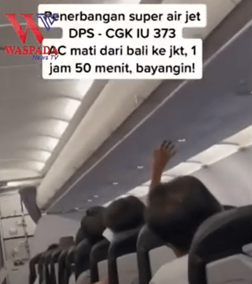 Penumpang Super Air Jet Alami Kepanasan 2 Jam Di Kabin Pesawat