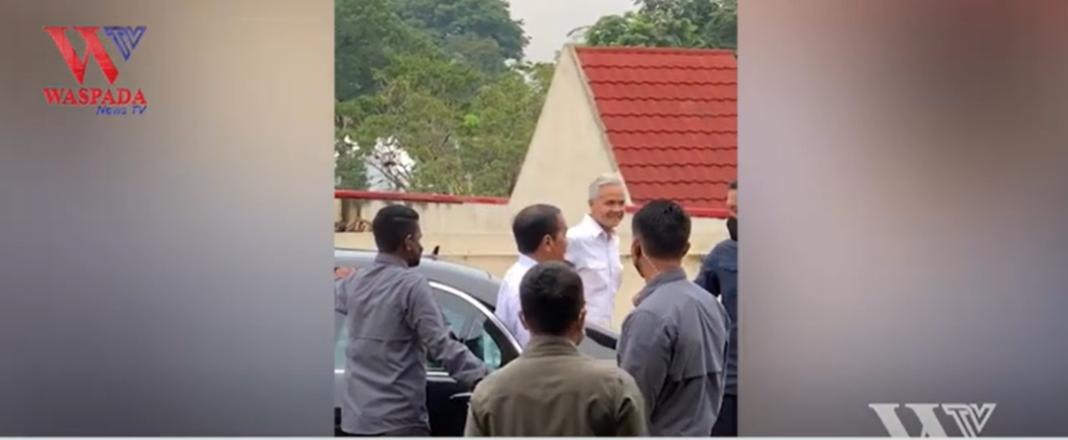 Ganjar Unggah Momen Kebersamaannya Satu Mobil Dengan Presiden Joko Widodo