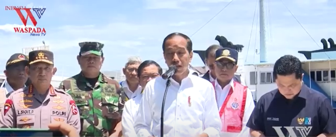 Presiden Joko Widodo Tinjau Kesiapan Pelabuhan Merak, Pastikan Kesiapan Arus Mudik 2023