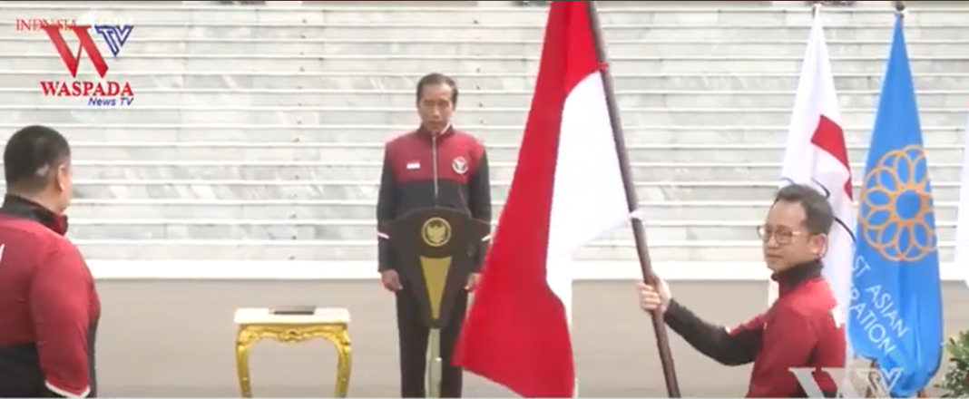 Presiden Lepas Kontingen Indonesia Ke Sea Games Kamboja