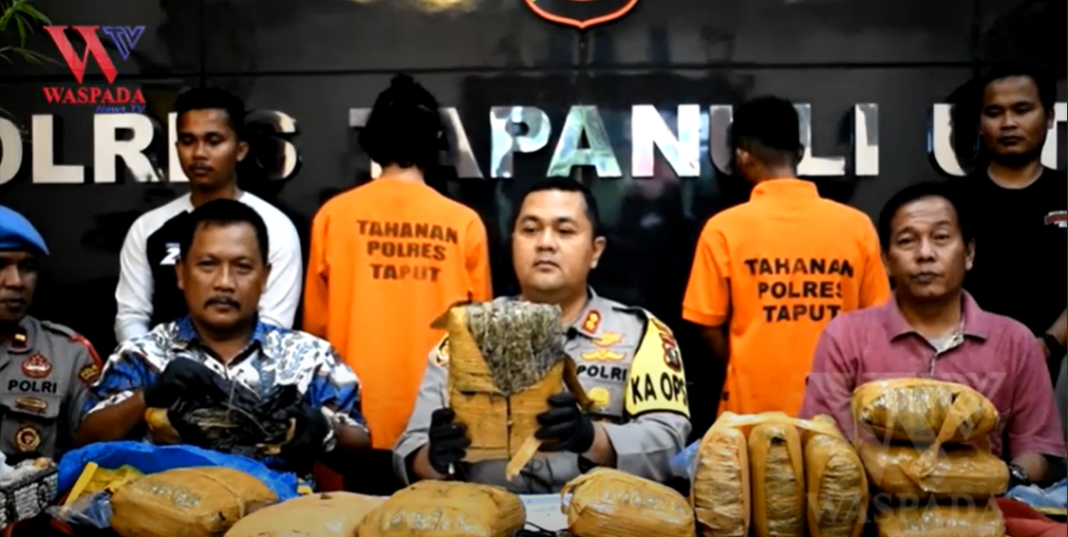 Satnarkoba Polres Taput Ringkus Sindikat Pengiriman Narkoba