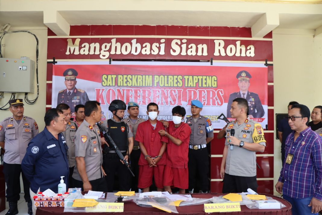 Polres Tapteng Berhasil Menangkap Pelaku Begal Sadis